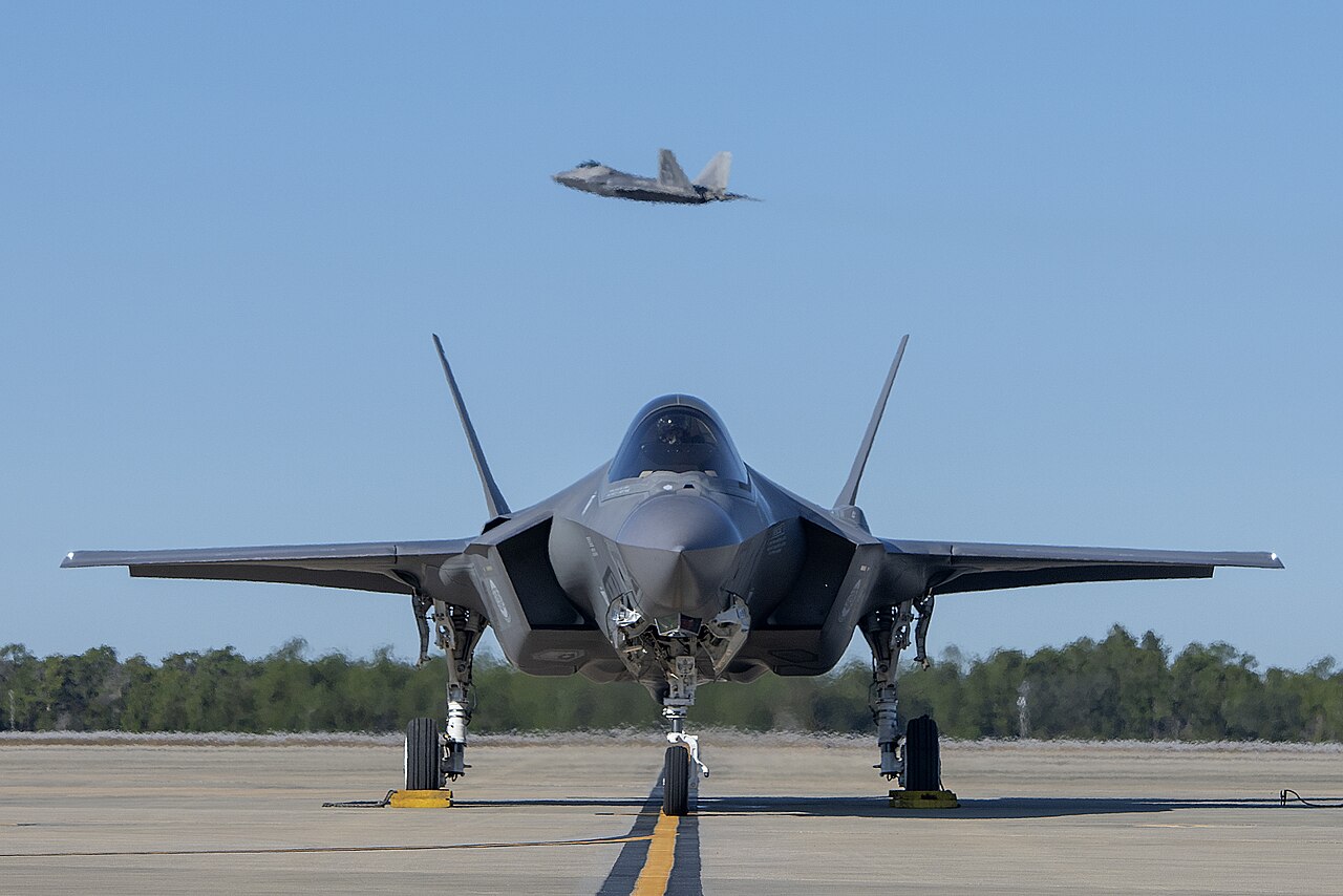 An F-35A Lightning II, one of the aircraft programs named in the Pentagon budget release.